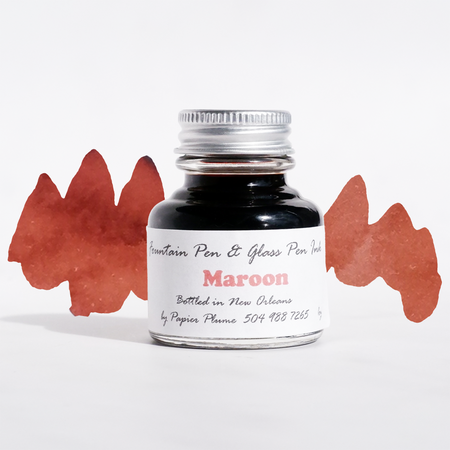 Papier Plume - Fountain Pen Ink - Maroon - Papier Plume