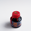 Papier Plume Manhattan Man-Eating Pizza fountain pen ink set with colorful ink bottles and packaging design.