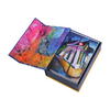 Set of Michalopoulos notecards featuring artistic designs, perfect for writing notes or greeting cards.