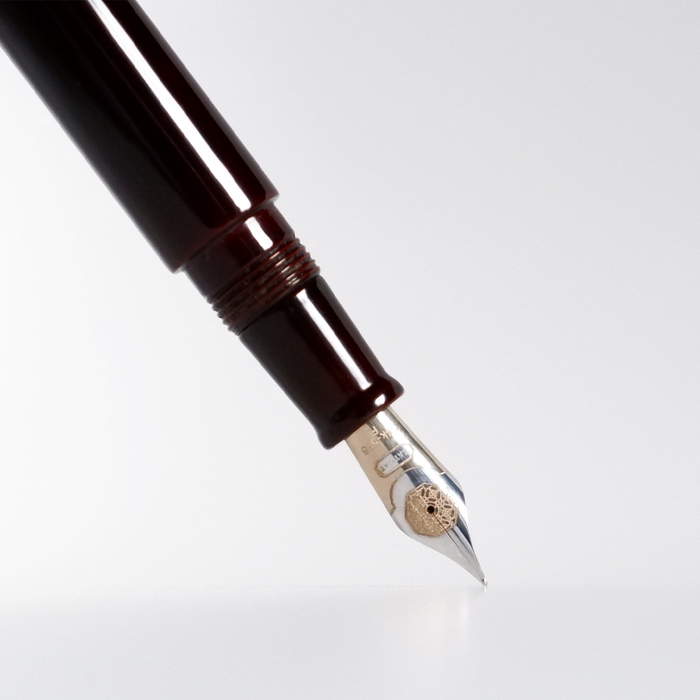 Cathay - Monolith Tamenuri - Fountain Pen - Aka - Papier Plume
