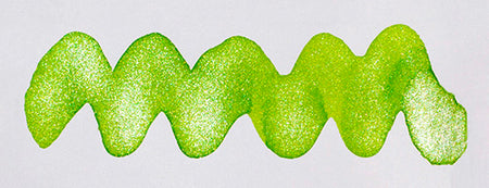 Diamine - Shimmertastic - Shimmering Fountain Pen Ink - Neon Lime - Papier Plume