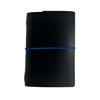 Imperfect Concepts Ollie Raven B6 trifold journal cover with red mini grommets, stylish and functional leather accessory.