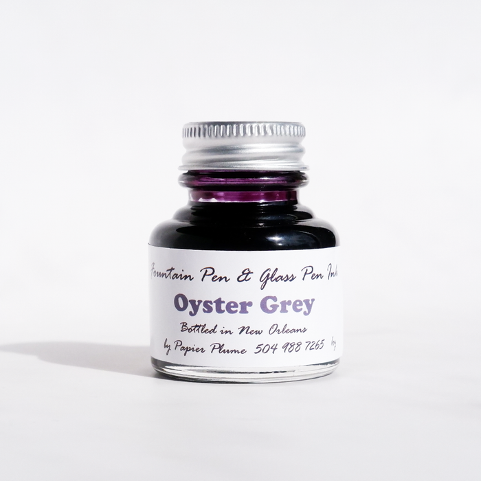 Papier Plume - Fountain Pen Ink - Oyster Grey - Papier Plume