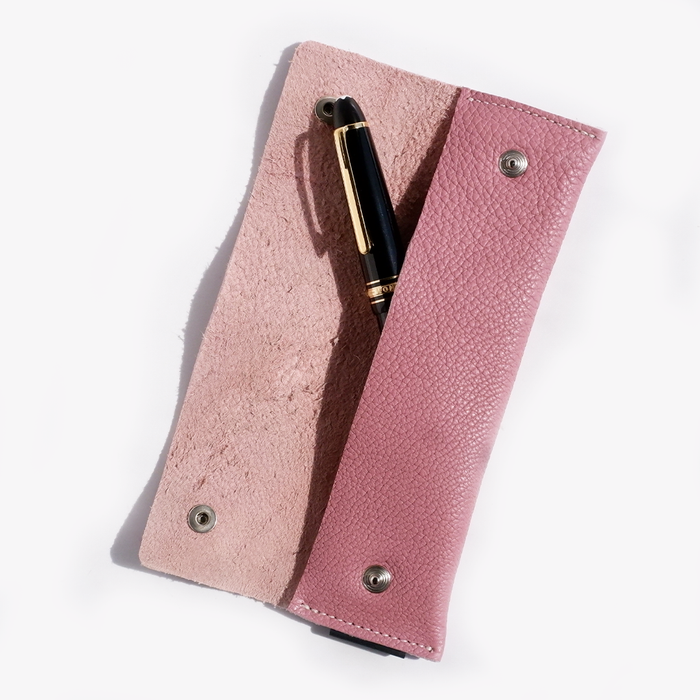 Pen Case - Long - Pink - Papier Plume