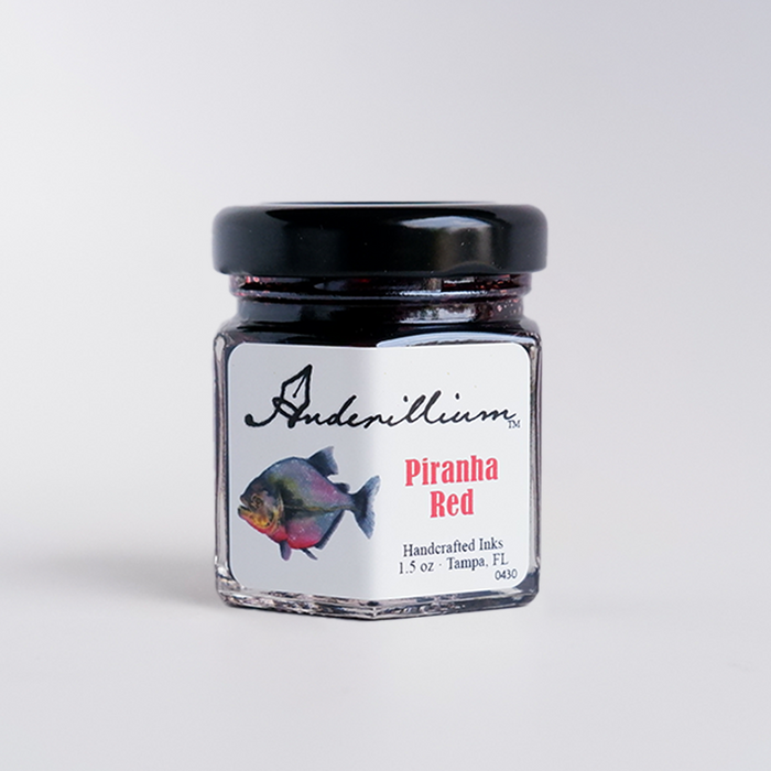 Anderillium - Piranha Red - Fountain Pen Ink - Papier Plume