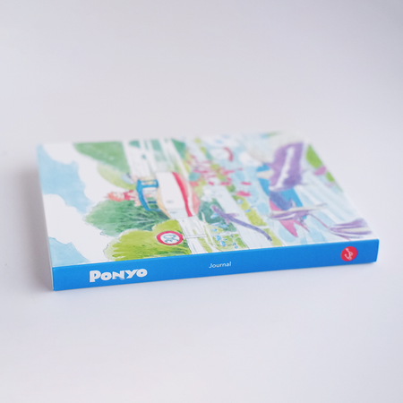 Chronicle Books Ponyo journal with a colorful cover featuring Ponyo and ocean-themed artwork, perfect for writing and note-taking.