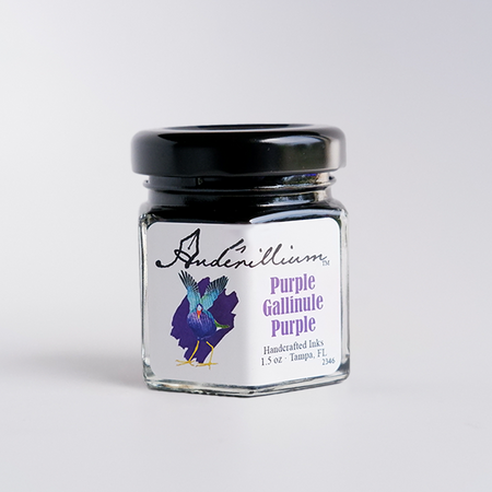 Anderillium - Purple Gallinule Purple - Fountain Pen Ink - Papier Plume