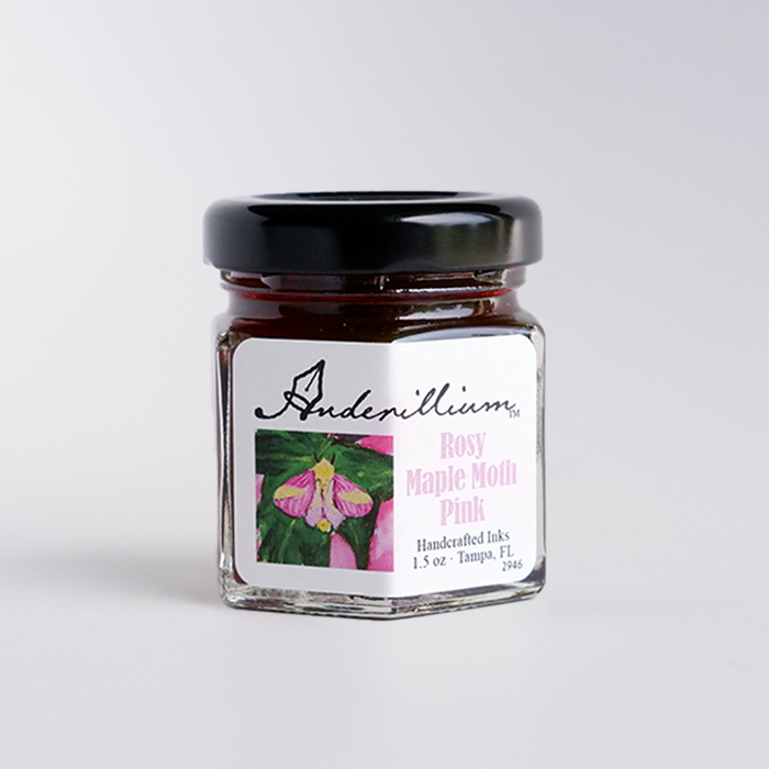 Anderillium - Rosy Maple Moth Pink - Fountain Pen Ink - Papier Plume