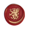 Bortoletti Symbol wax seal showing intricate design on a circular wax seal for decorative or sealing purposes.