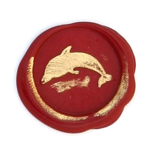 Bortoletti Symbol wax seal with intricate design on off-white wax, used for sealing letters or documents.