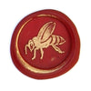 Bortoletti Symbol wax seal with intricate design, used for sealing documents or letters in elegant stationery.