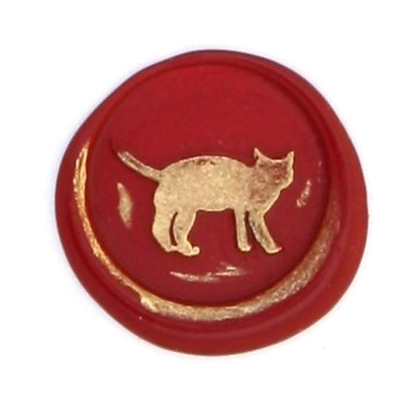 Bortoletti Symbol wax seal with intricate design, used for sealing letters and documents, showcasing detailed craftsmanship.