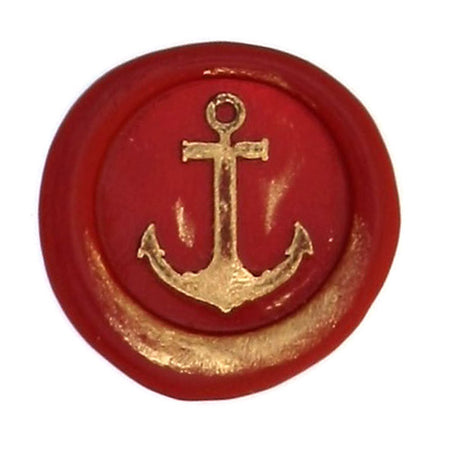 Bortoletti Symbol wax seal showing intricate embossed design, used for sealing letters or documents with elegant craftsmanship.