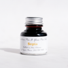Sepia fountain pen ink bottle from Papier Plume, featuring classic ink color in a glass container with a label.