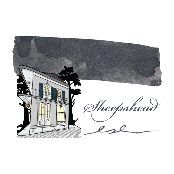 Papier Plume Sheepshead fountain pen ink 30ml color swatch