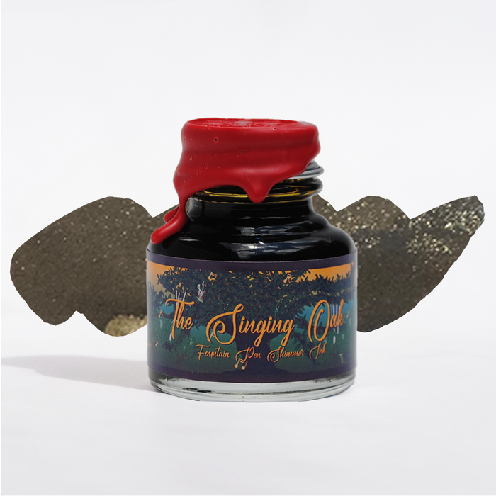 Papier Plume - The Singing Oak - Shimmer Fountain Pen Ink