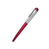 Red Wahl-Eversharp Skyline rollerball pen with sleek design and silver accents on a white background.