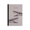Rossi snake-themed soft cover journal with a textured snake skin pattern and lined pages for writing or note-taking.
