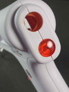 Papier Plume wax glue gun with adjustable temperature control, shown in black and silver