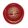 Bortoletti Symbol wax seal featuring a detailed Tree of Life design on a circular wax seal.