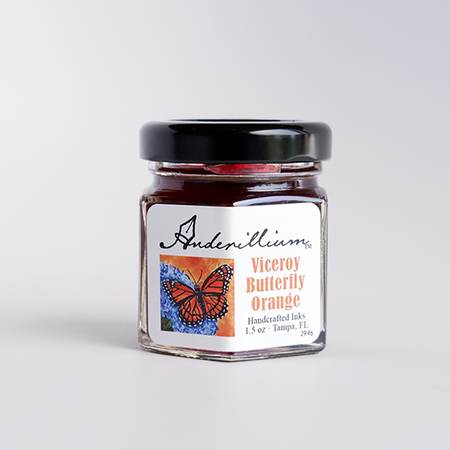 Anderillium - Viceroy Butterfly Orange - Fountain Pen Ink - Papier Plume