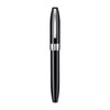 Sheaffer Legacy black fountain pen with gold accents, featuring a sleek design and a glossy finish.