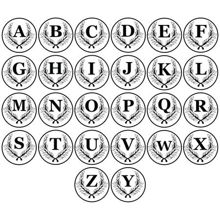 Custom Monogram 1" Seal - Papier Plume