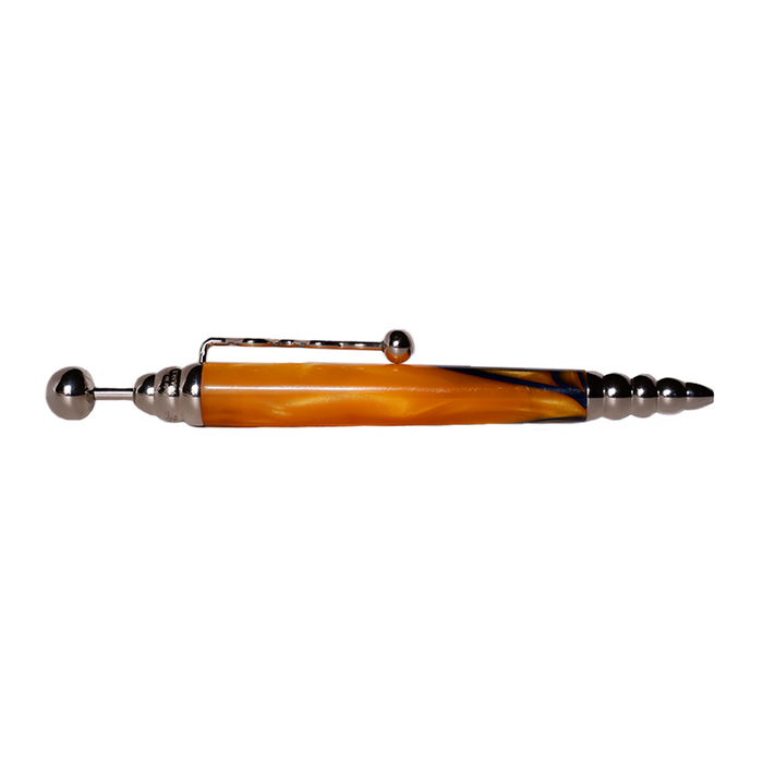 Jean-Pierre Lepine Zig Zag Ballpoint Pen -Yellow with Blue Filet - Papier Plume