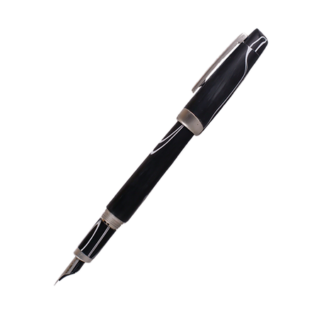 Jean-Pierre Lepine - Yuzu - Black and White - Fountain Pen - Papier Plume