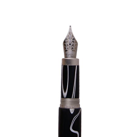 Jean-Pierre Lepine - Yuzu - Black and White - Fountain Pen - Papier Plume