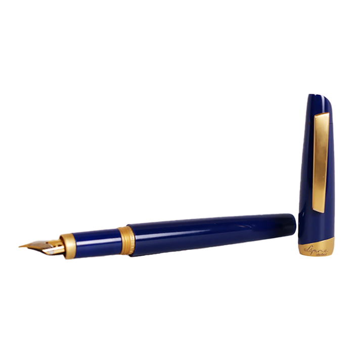 Jean-Pierre Lepine - Yuzu - Blue with Gold Accessory - Fountain Pen - Papier Plume