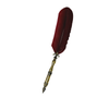 Le Potier D'Etain - Feather Ink Quills - Bronze Fleur De Lis - Papier Plume