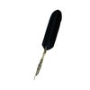 Le Potier D'Etain - Feather Ink Quills - Bronze Flower - Papier Plume