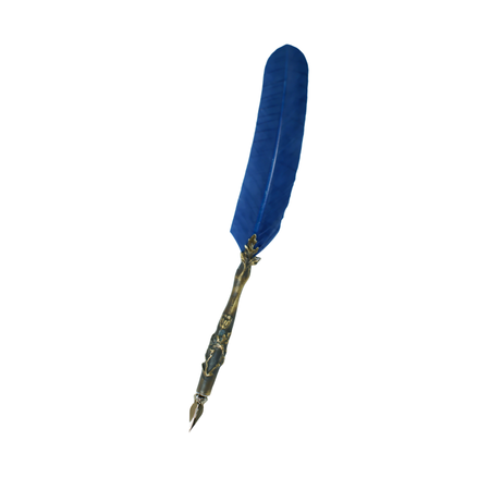 Le Potier D'Etain - Feather Ink Quills - Bronze Flower - Papier Plume
