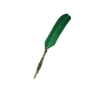 Le Potier D'Etain - Feather Ink Quills - Bronze Flower - Papier Plume