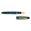 Esterbrook x BUNGUBOX Kingfisher Limited Edition Estie fountain pen in closed position, featuring a sleek design and vibrant colors.