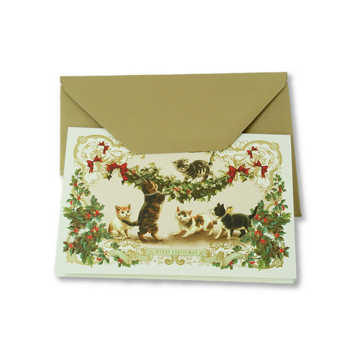 Christmas Cards - Kittens - Papier Plume