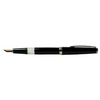 Cleo Skribent - Classic Gold Goldfeder - Fountain Pen - Piston - Schwarz - Papier Plume