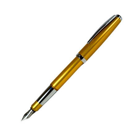 Cleo Colour Fountain Pen - Gold - Papier Plume