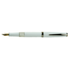 Cleo Skribent - Classic Gold Goldfeder - Fountain Pen - Piston - White - Papier Plume