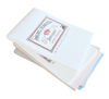 Pink Crown Mill Classic Laid A5 Writing Pads with elegant paper texture and branded cover for note-taking and writing.