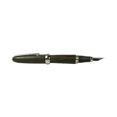 Jean-Pierre Lepine - Winston - Fountain Pen - Morta with Chrome Accessory - Papier Plume