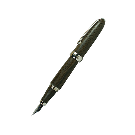 Jean-Pierre Lepine - Winston - Fountain Pen - Morta with Chrome Accessory - Papier Plume