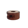 Rose gold Papier Plume sealing wax melting furnace, compact and stylish, shown on a clean workspace with wax tools.