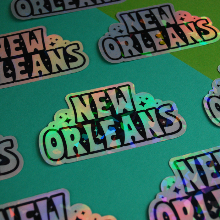 New Orleans Holographic - Sticker