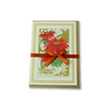 Rossi Christmas Cards featuring festive poinsettia flowers with red and green holiday accents, perfect for seasonal greetings.