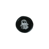 Ghost-shaped wax seal from Papier Plume Halloween wax seal set, featuring a spooky ghost design for sealing letters and invitations.
