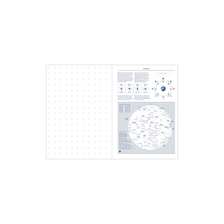 Large navy Grid & Guides journal by Princeton Architectural Press featuring grid pages for sketches, notes, and creative planning.