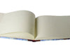 Handcrafted Guest Book with Marbleized Cover and Leather Trim - Large - Blank - Papier Plume