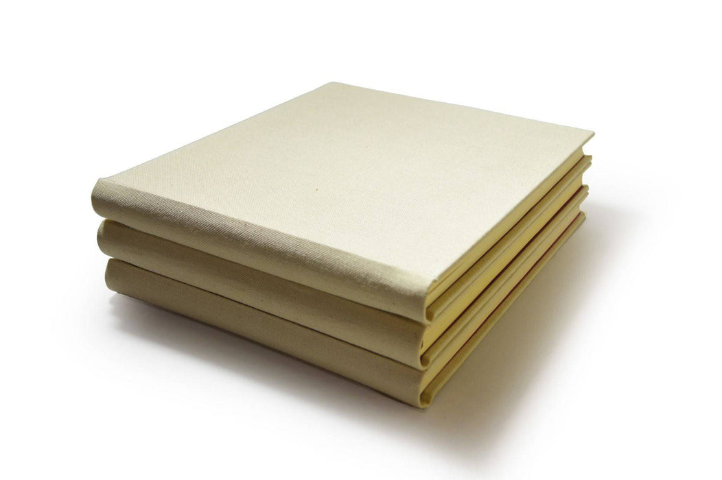 Handcrafted ll Carliglio Off-White Linen Guest Book - Large - Papier Plume